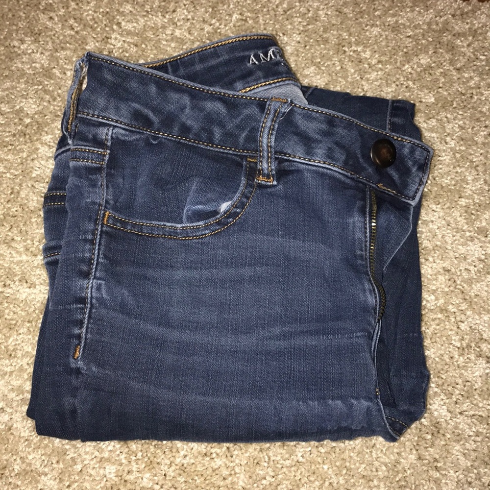 AEO High Rise Skinny Jeans